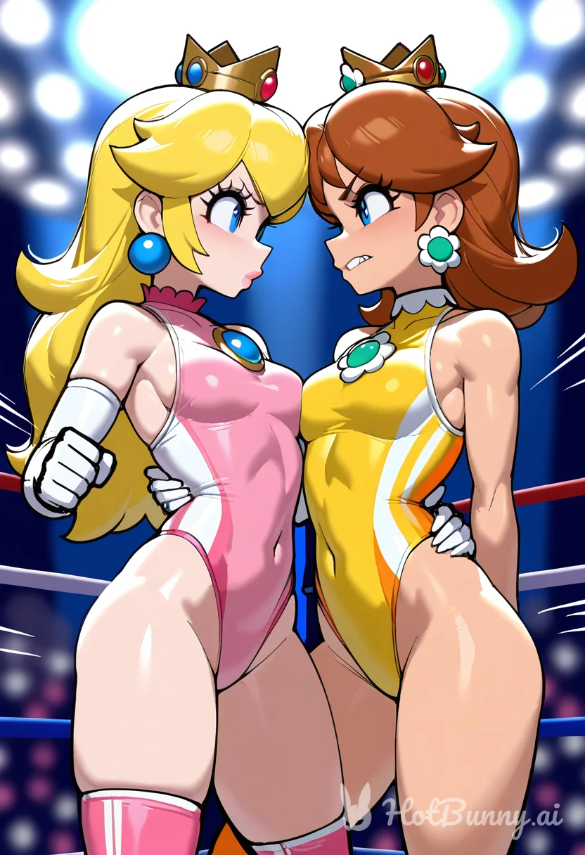 Peach & Daisy catfight