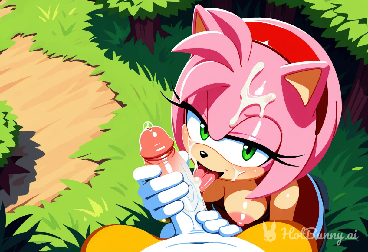 Amy Rose and Tails Furry Blowjob Ai Hentai