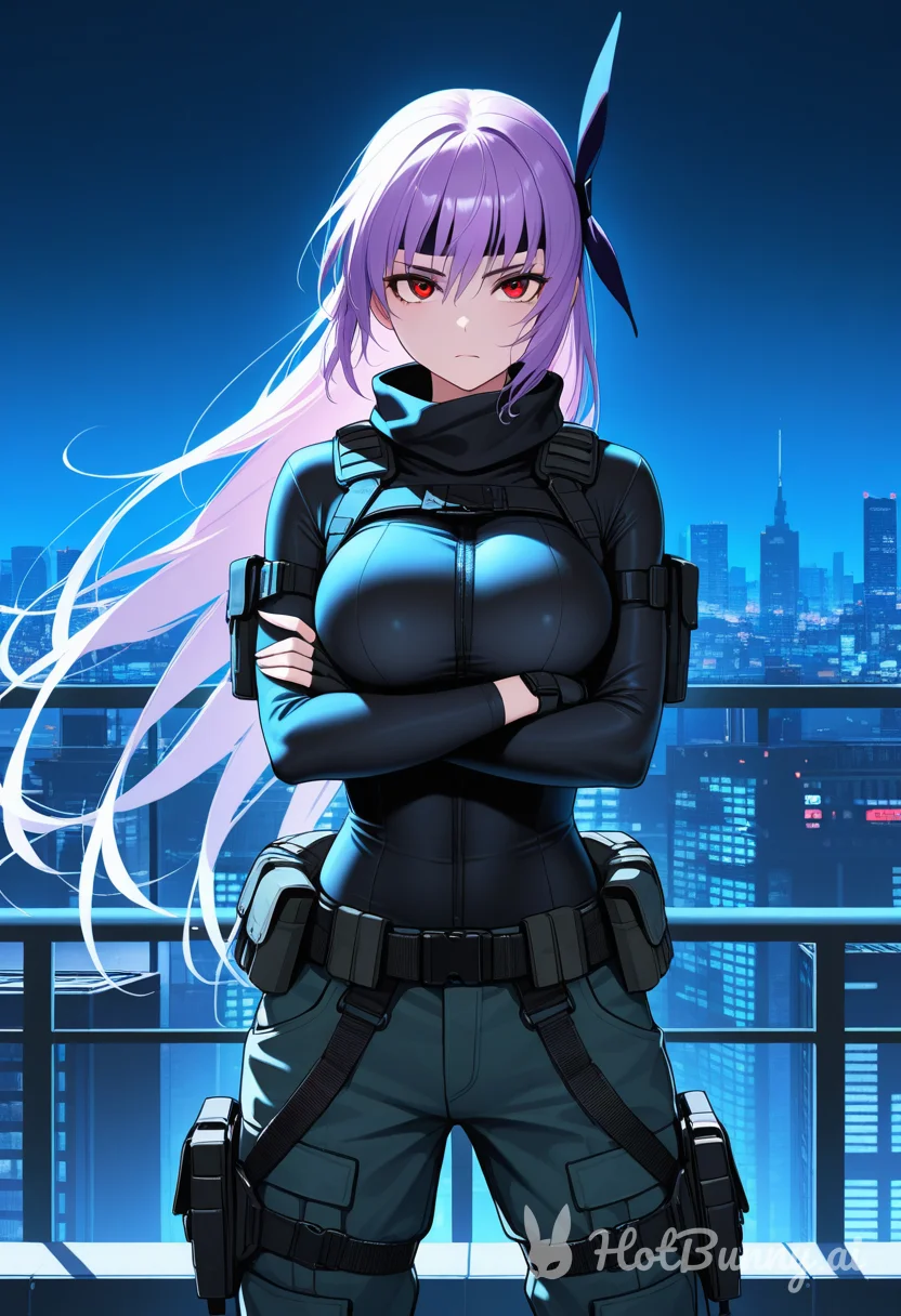 purple haired goddess...