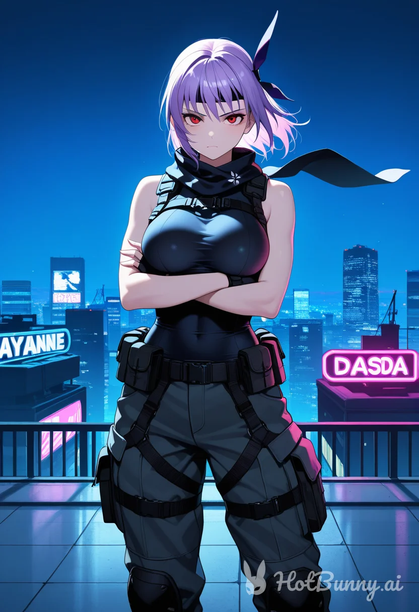 purple haired goddess...