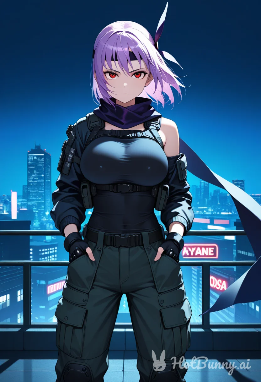 purple haired goddess...