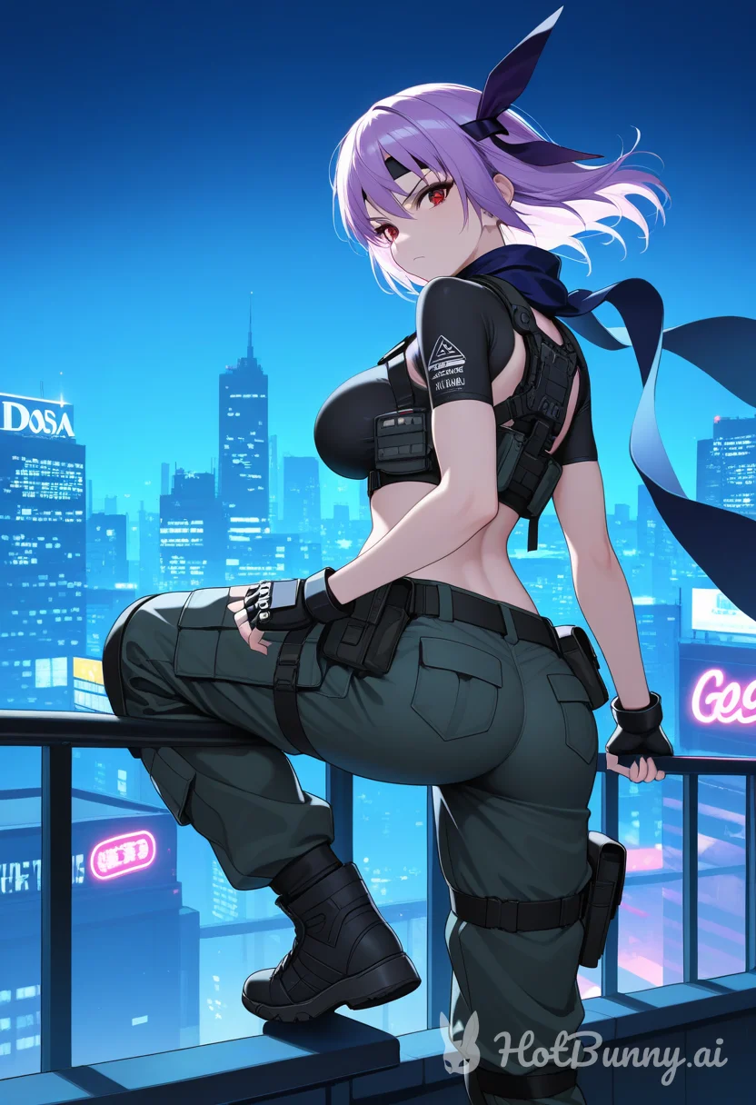 purple haired goddess...