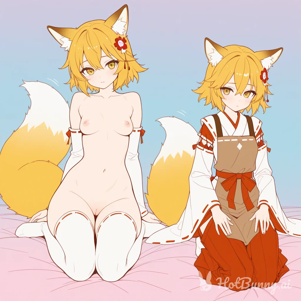 Fox Girl Blonde Ai Hentai