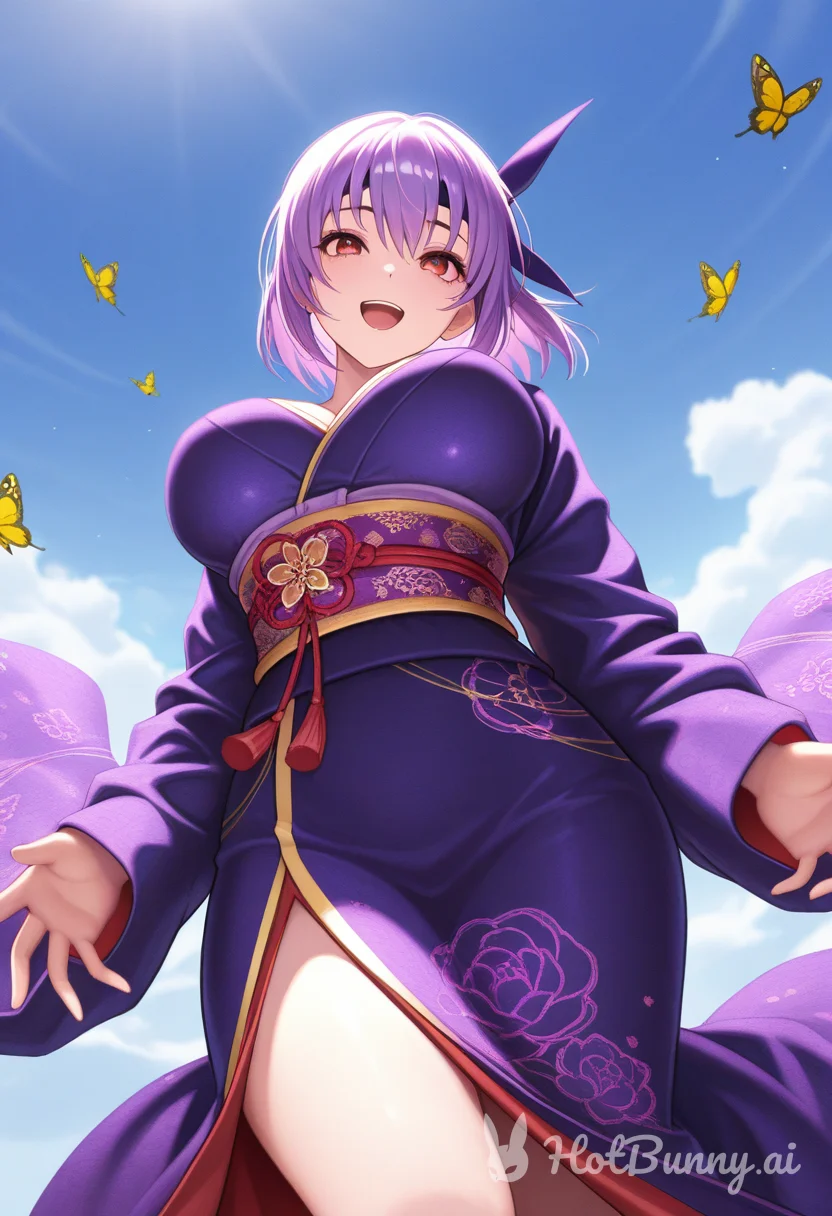 purple haired goddess...