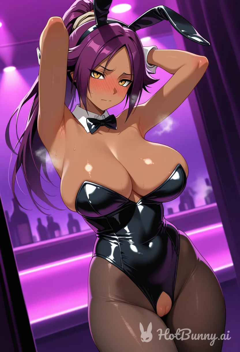 Shihouin Yoruichi from Bleach Ai Hentai