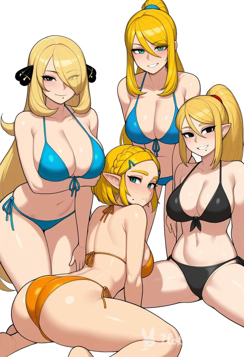 Zelda and Samus Ai Hentai