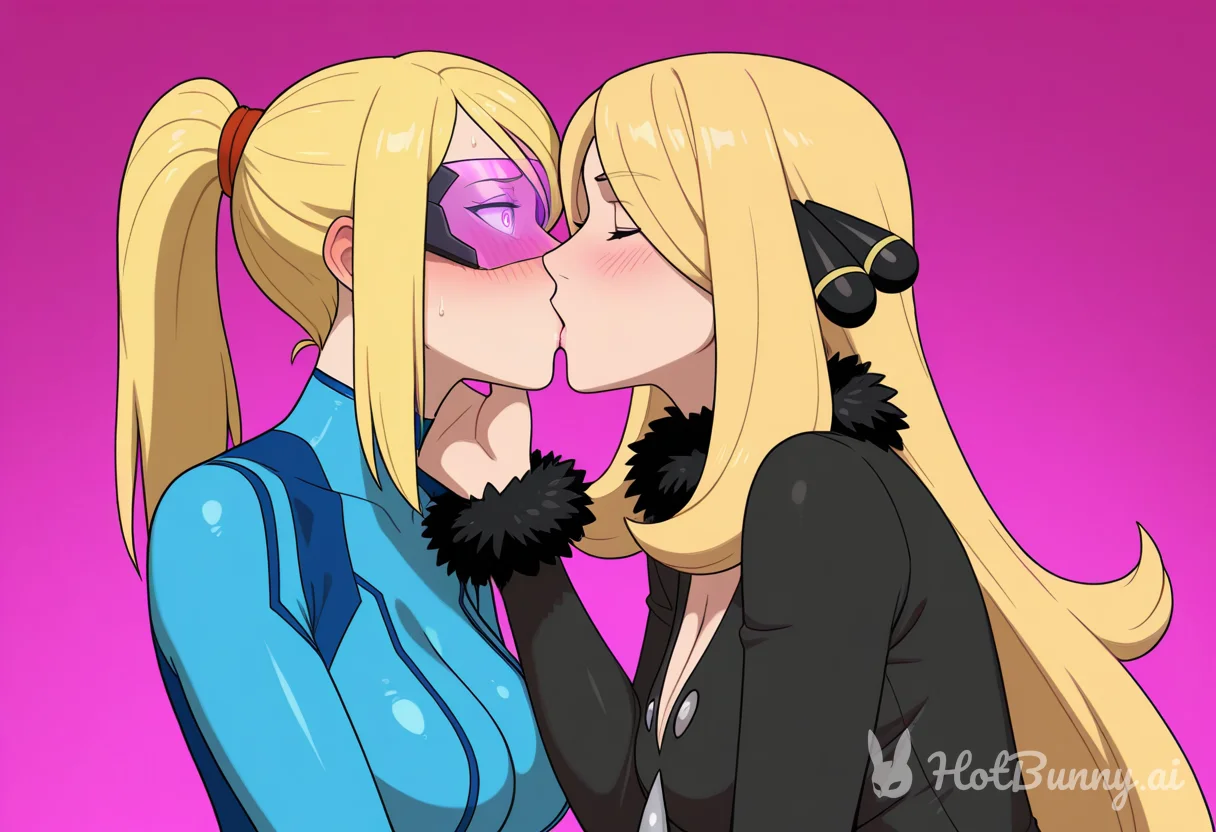 Samus and Cynthia Lesbian Ai Hentai