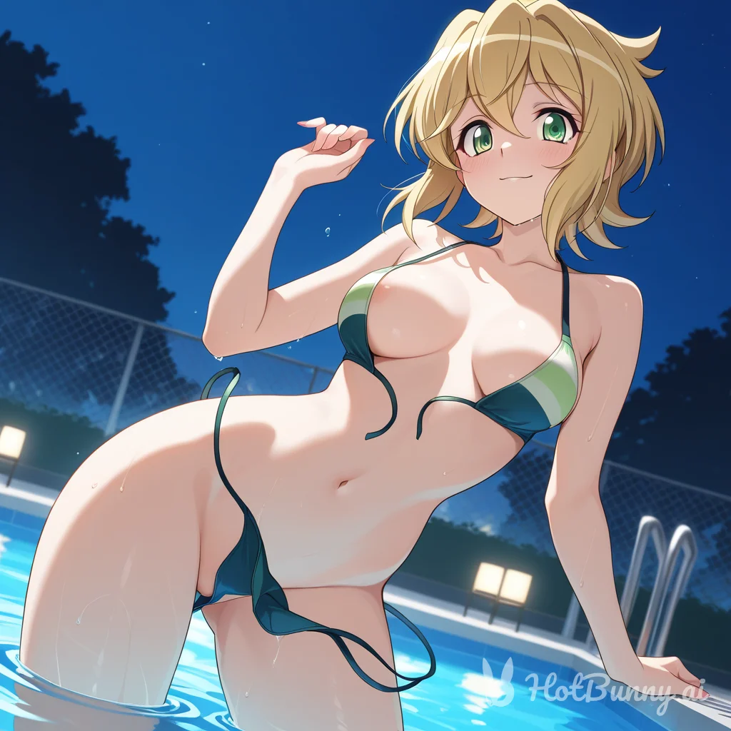 Swimsuit Blonde Ai Hentai