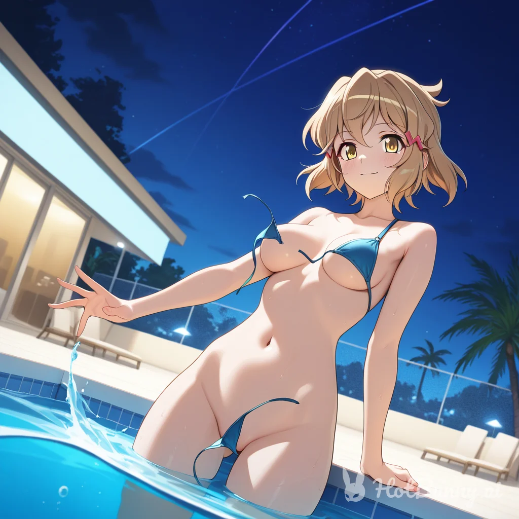 Swimsuit Blonde Ai Hentai
