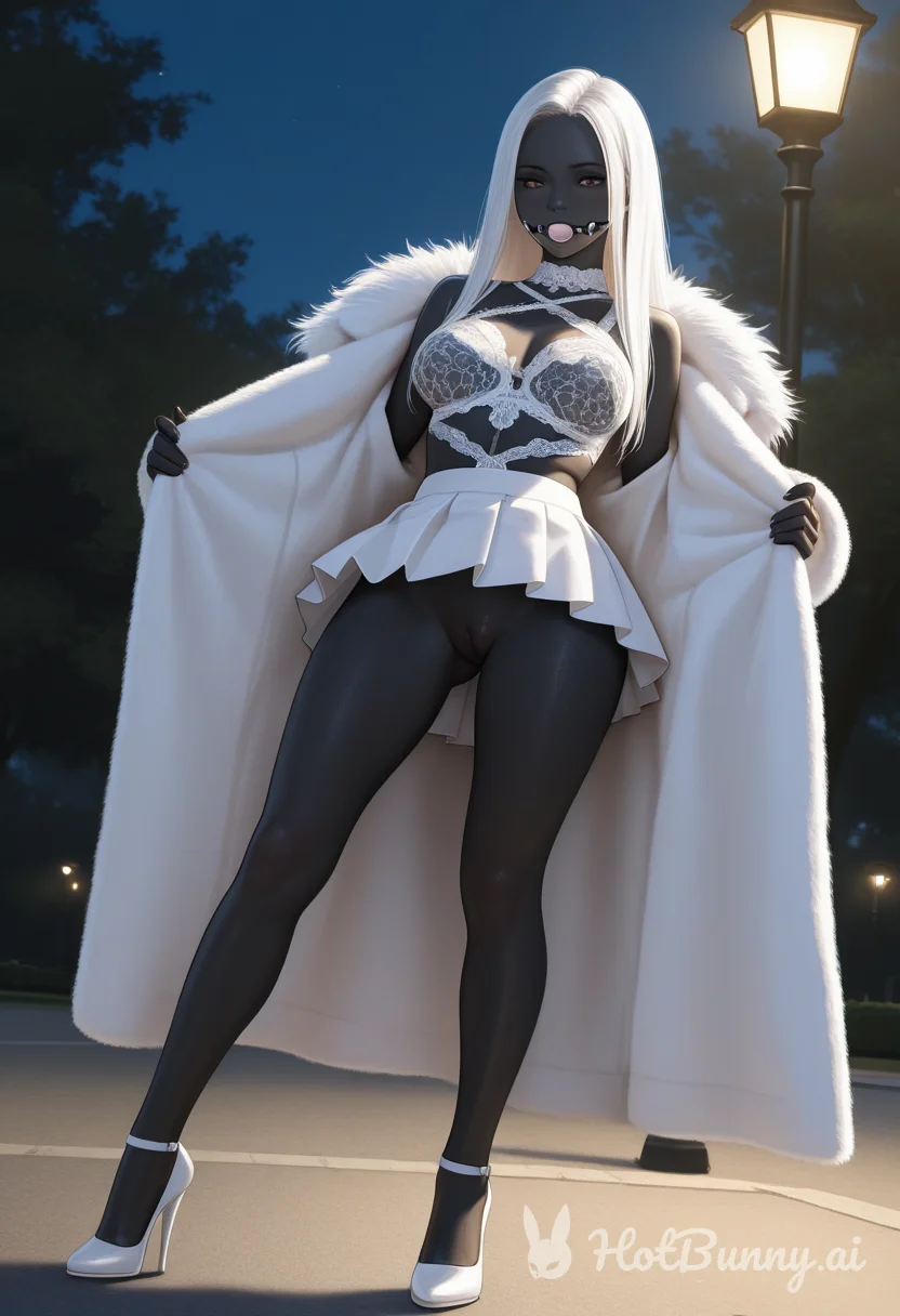 Public Lingerie Black Ai Hentai