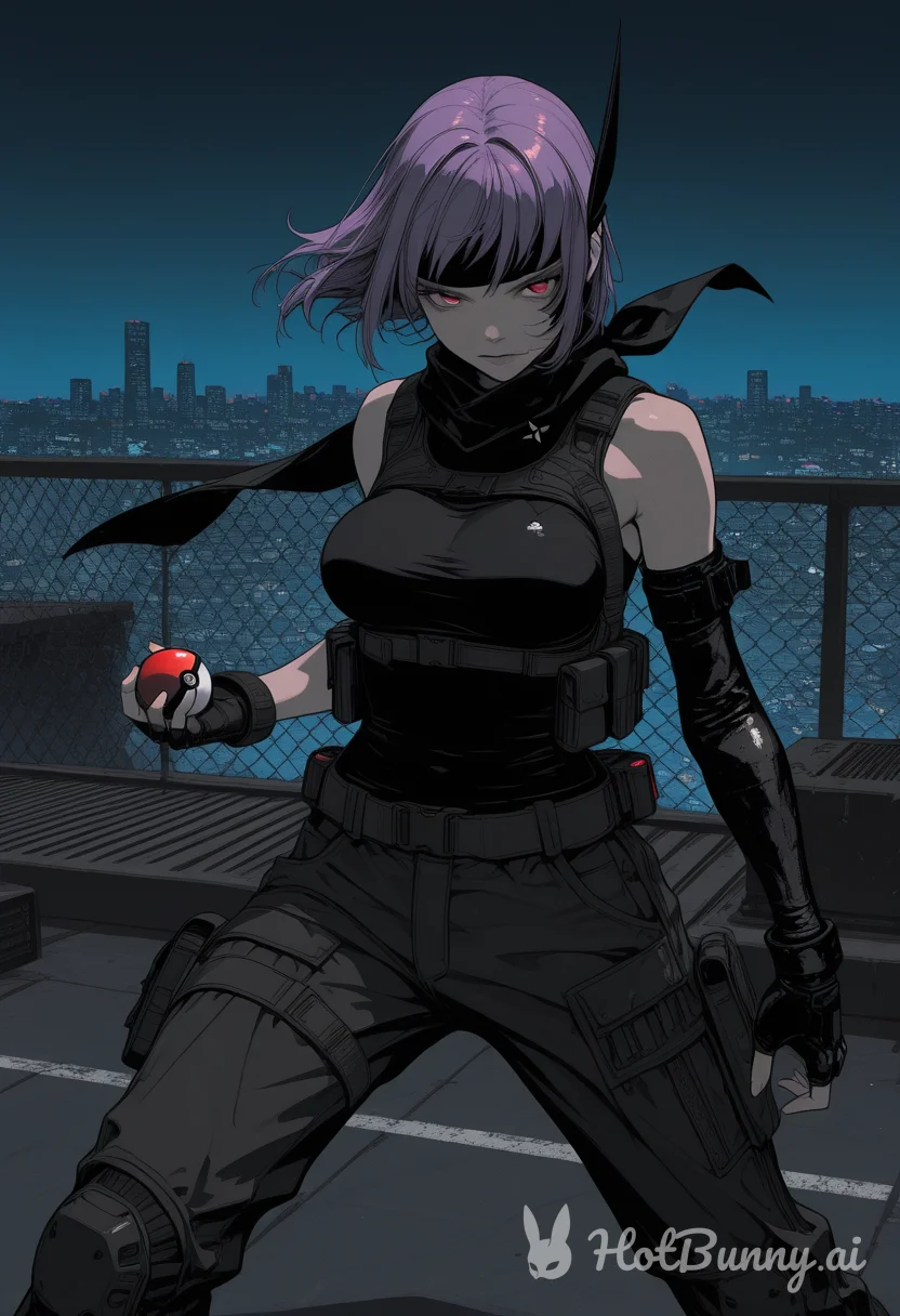 purple haired goddess...