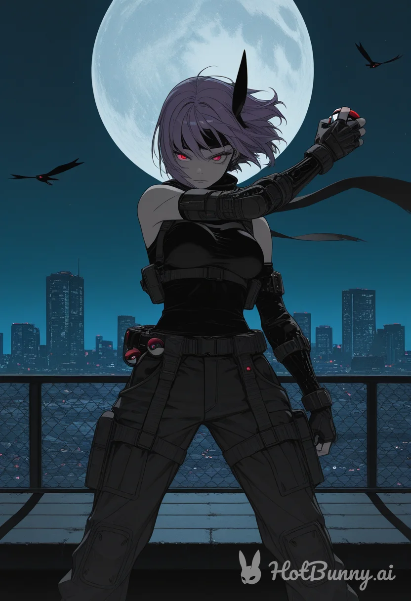 purple haired goddess...