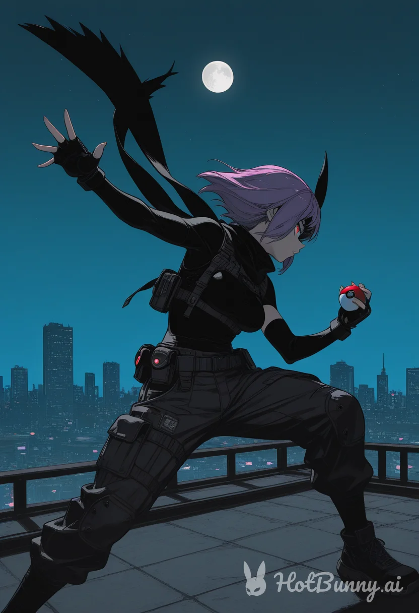 purple haired goddess...