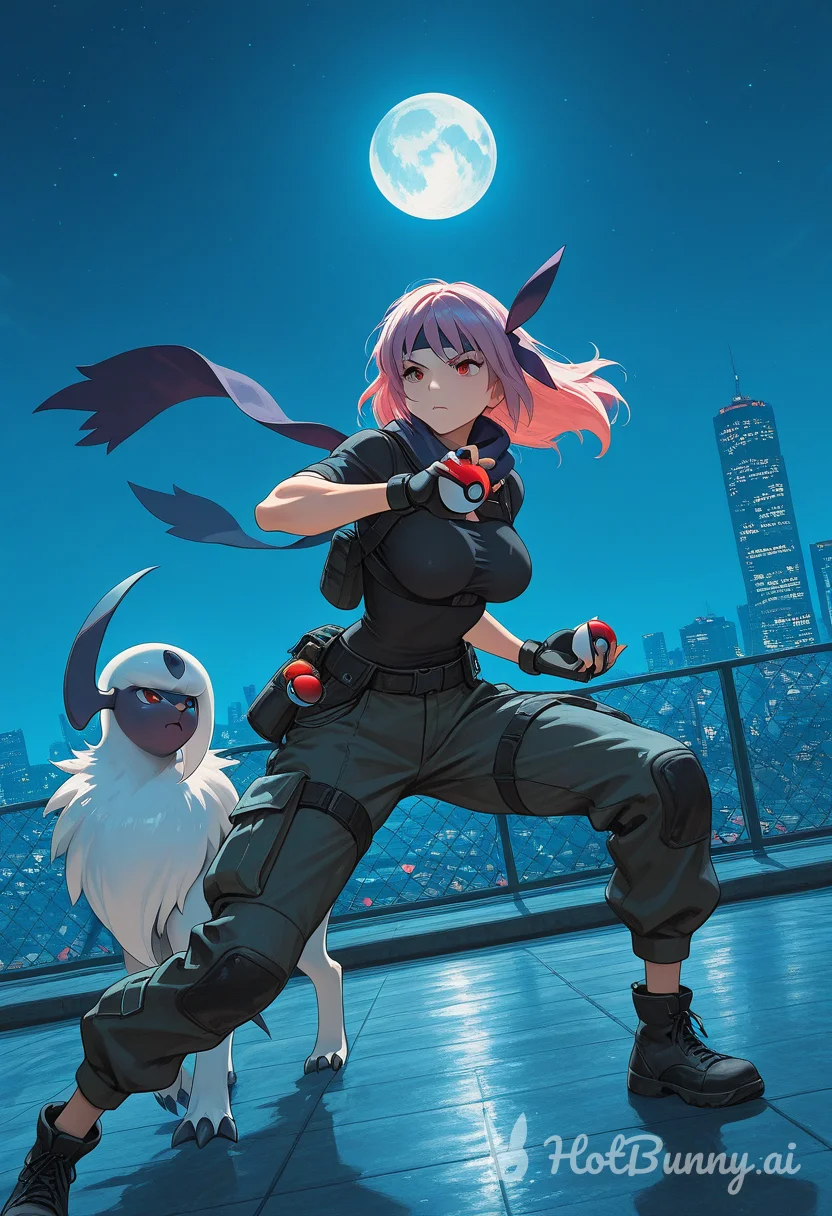 purple haired goddess...