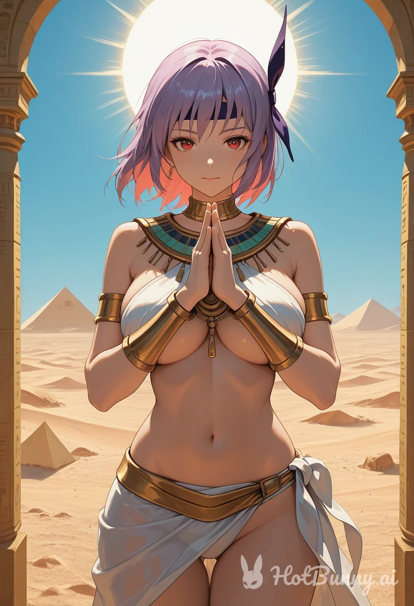 purple haired goddess...