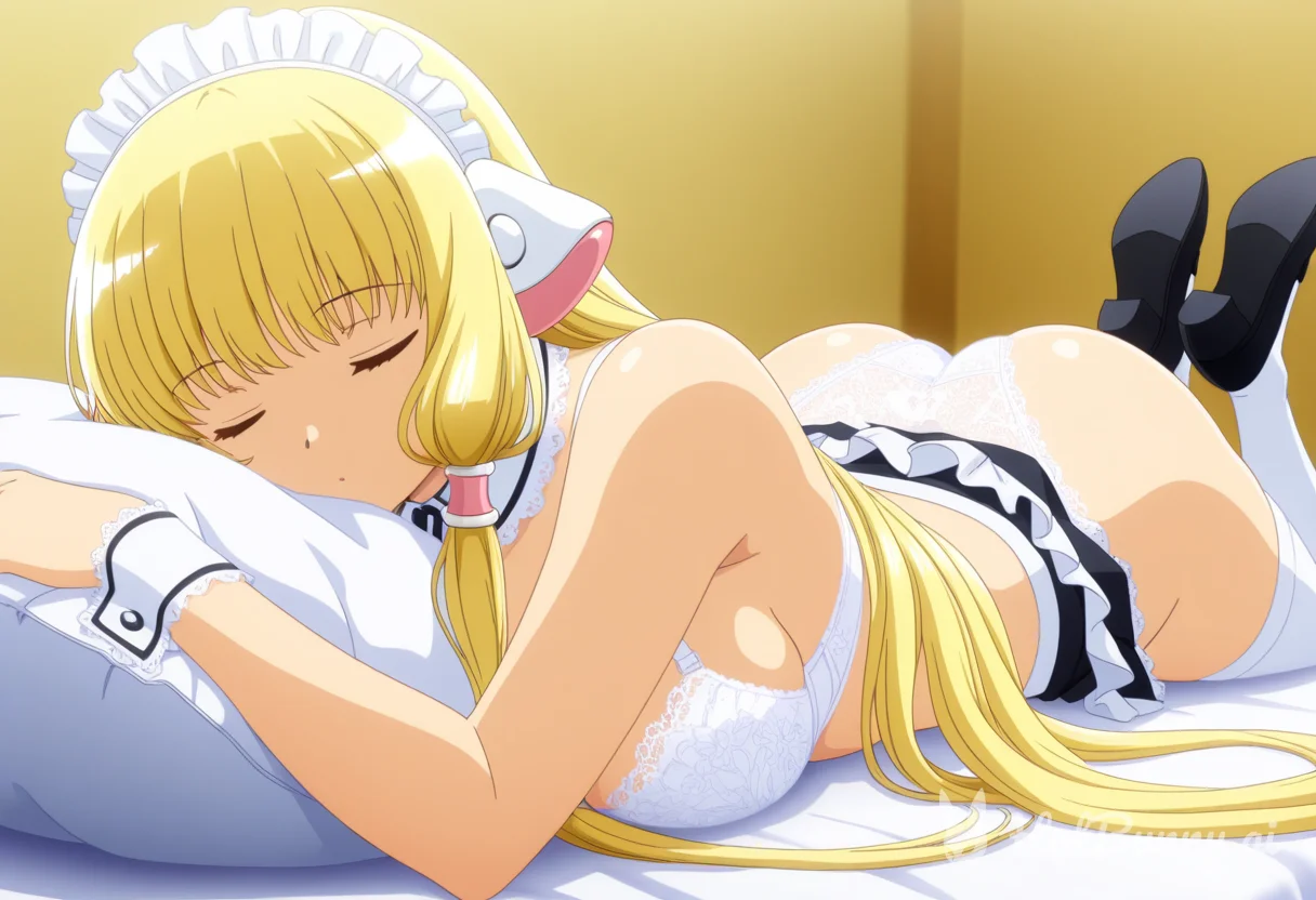 Sleeping Lingerie Maid Ai Hentai