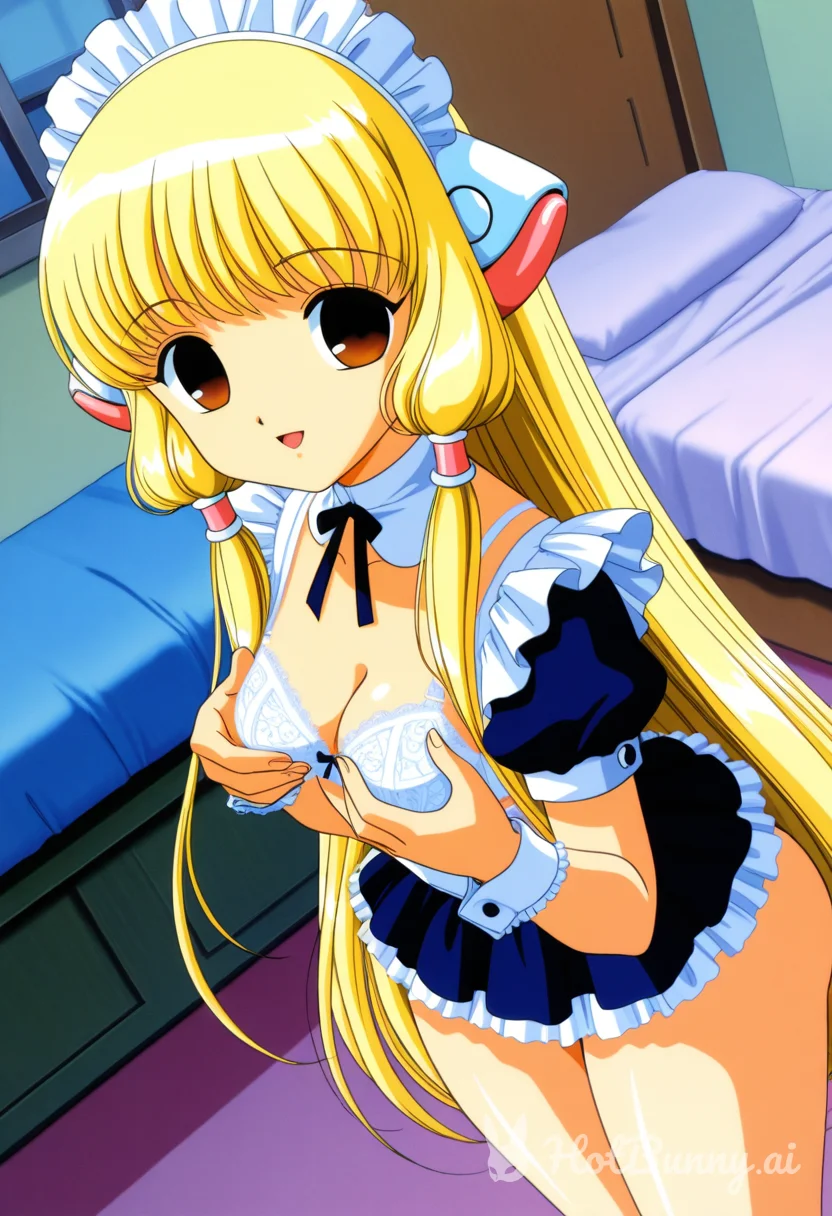 Lingerie Maid Blonde Ai Hentai
