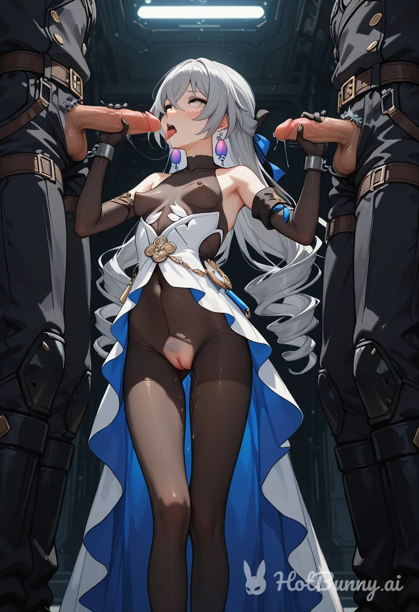 Bronya Rand from Honkai Star Rail Threesome Ai Hentai