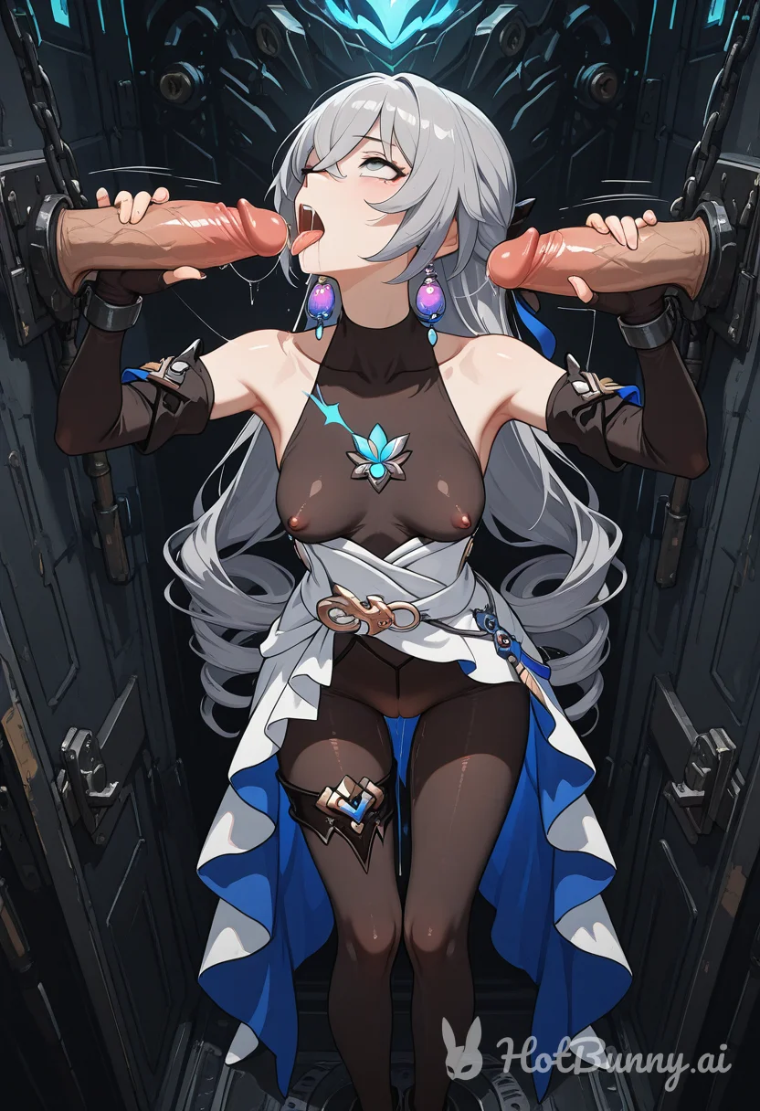 Bronya Rand from Honkai Star Rail Threesome Ai Hentai