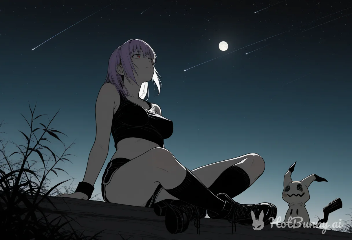 purple haired goddess...