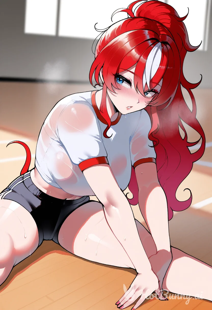 Hakos Baelz from Hololive Ai Hentai