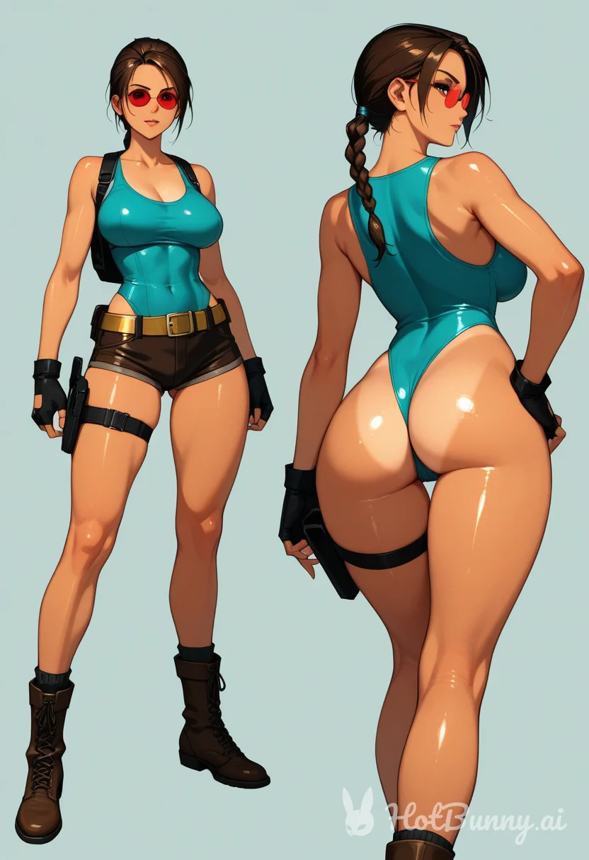 Muscle Girl Swimsuit Ai Hentai