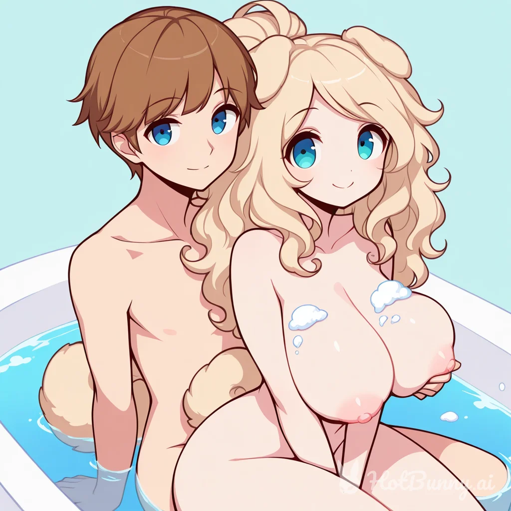 Dog Girl Bath Blonde Ai Hentai