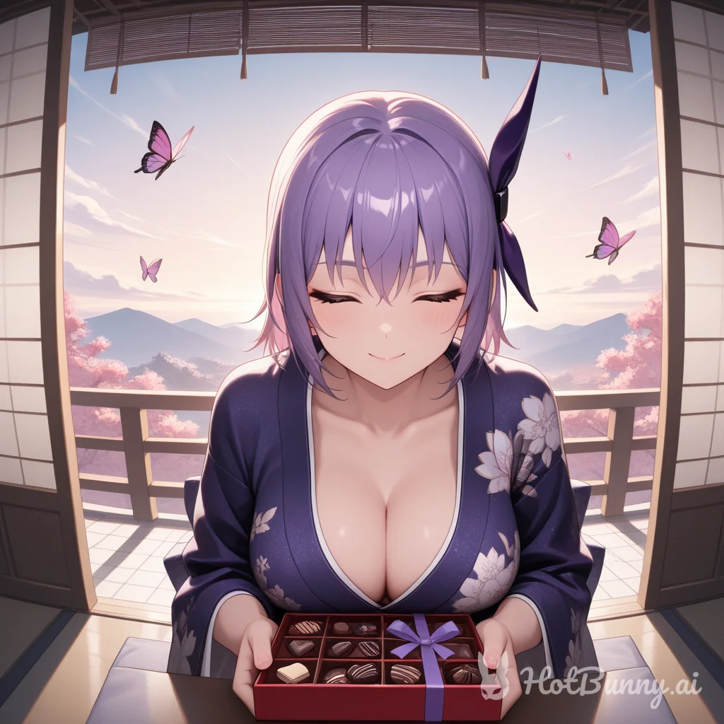 purple haired goddess...