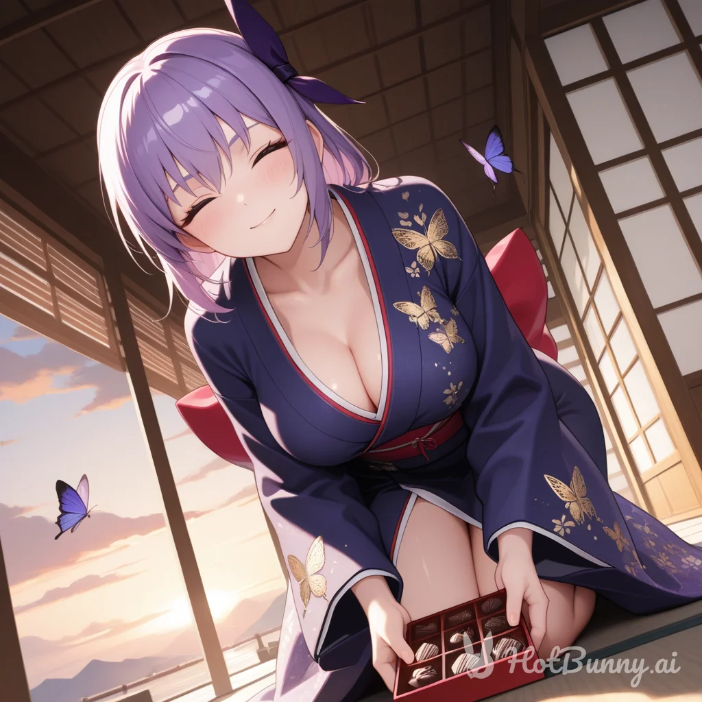 purple haired goddess...