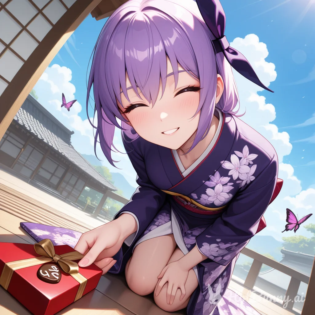 purple haired goddess...