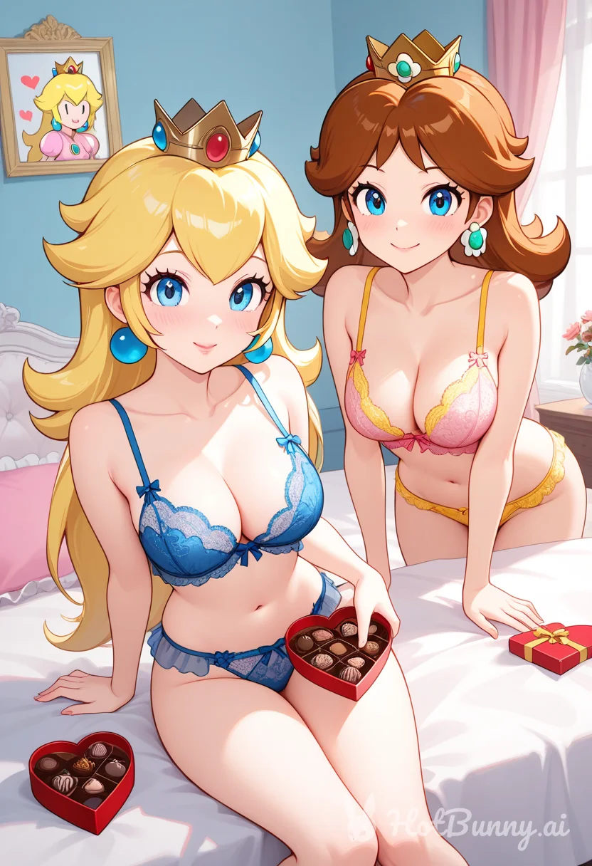 Princess Peach and Princess Daisy Ai Hentai