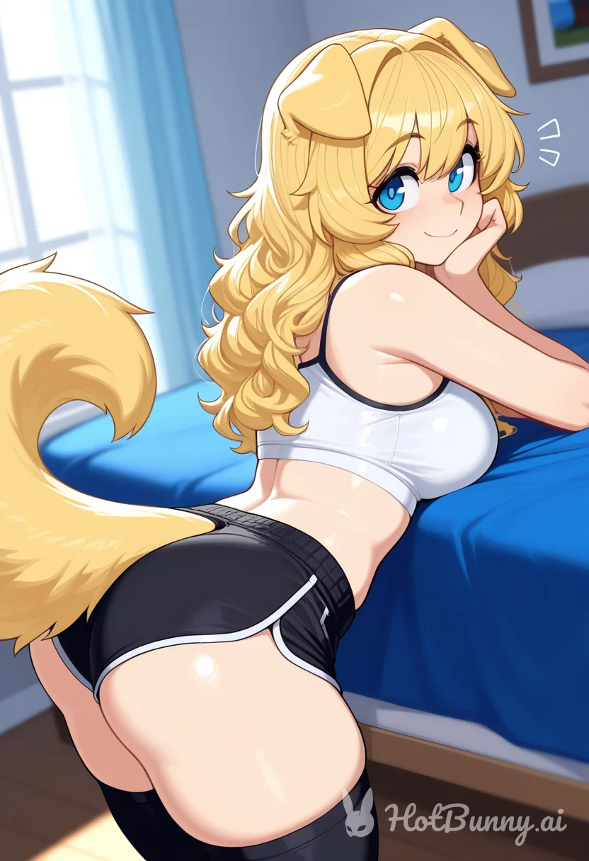 Dog Girl Blonde Ai Hentai