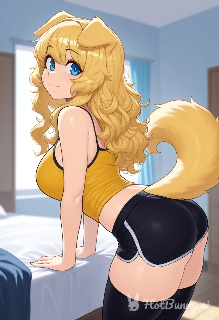 Dog Girl Blonde Ai Hentai