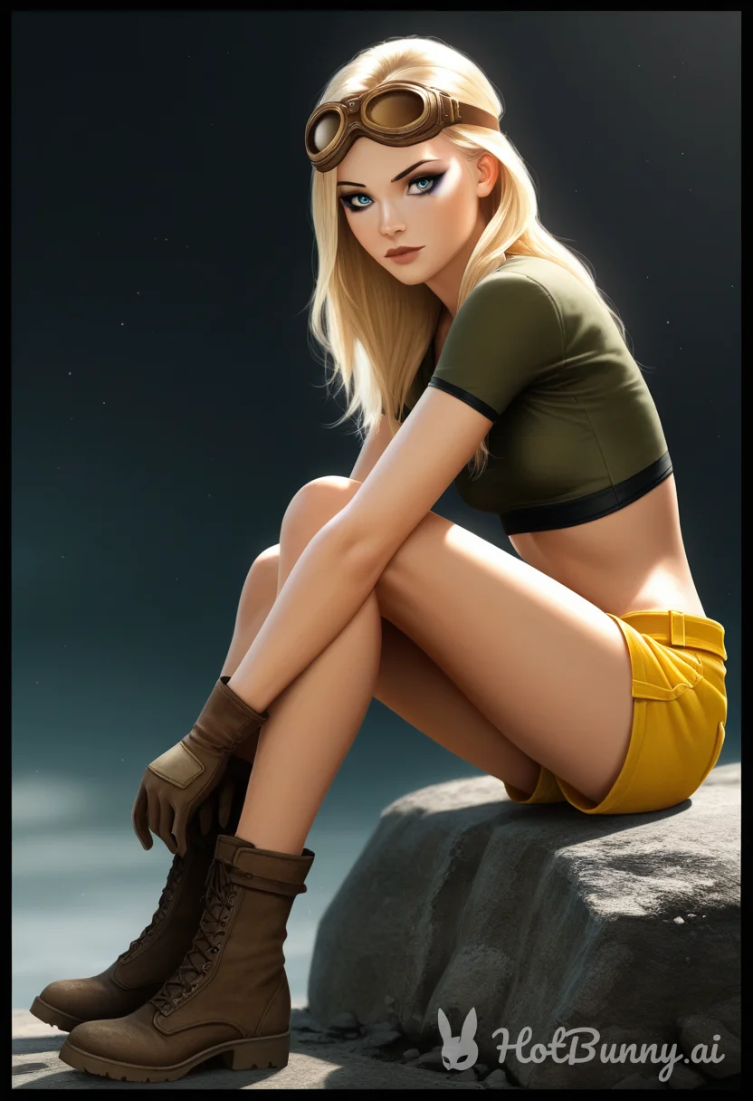 Realistic Blonde Ai Hentai