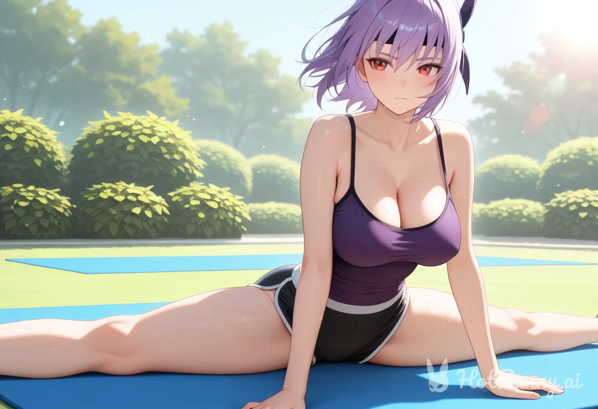 purple haired goddess...