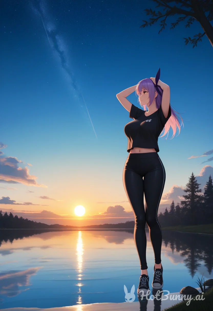 Girl in Sunset (Ayane)
