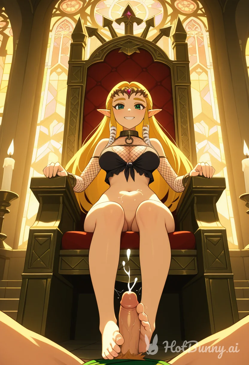 Throne footjob 3