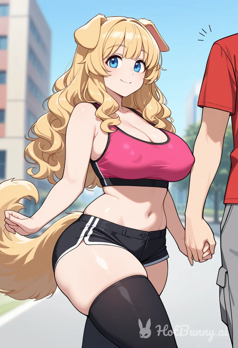 Dog Girl Chubby Blonde Ai Hentai