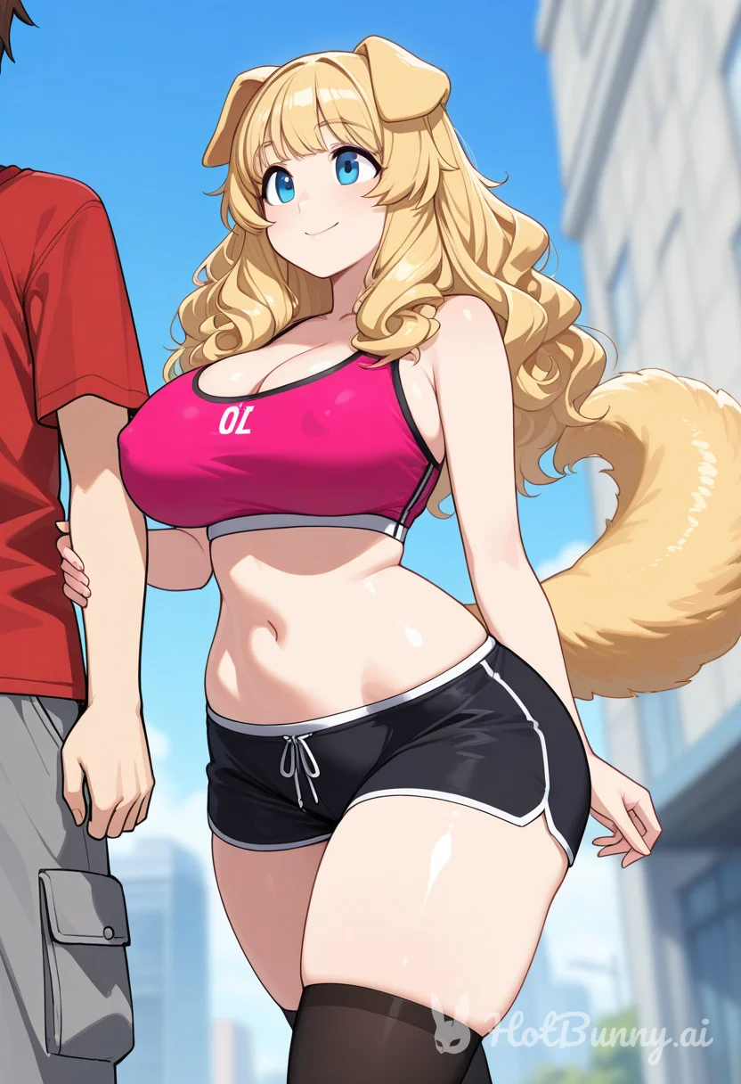 Dog Girl Chubby Blonde Ai Hentai
