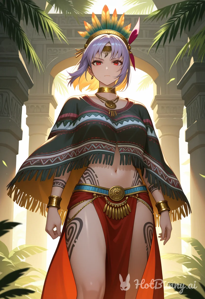 purple haired goddess...