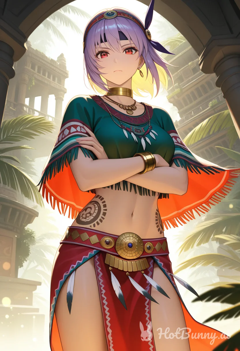 purple haired goddess...