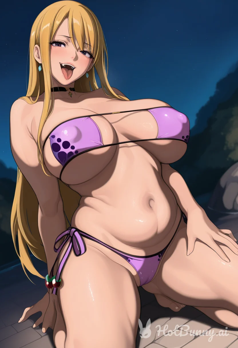 Swimsuit Huge Tits Blonde Ai Hentai