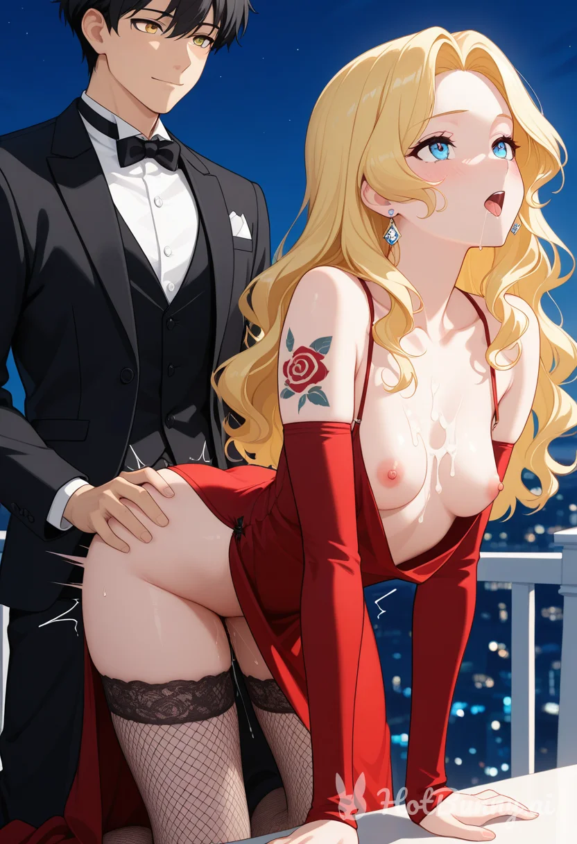 Blonde Lingerie Ai Hentai