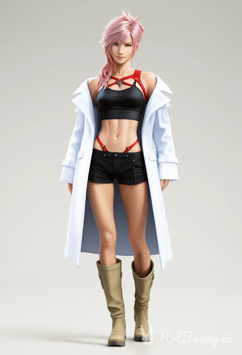 Lightning Farron from Final Fantasy Ai Hentai