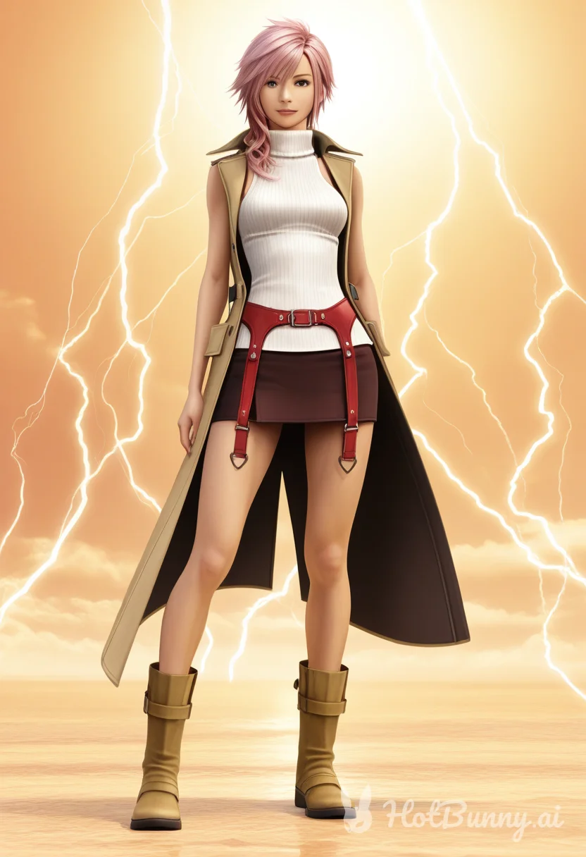 Lightning Farron from Final Fantasy Ai Hentai