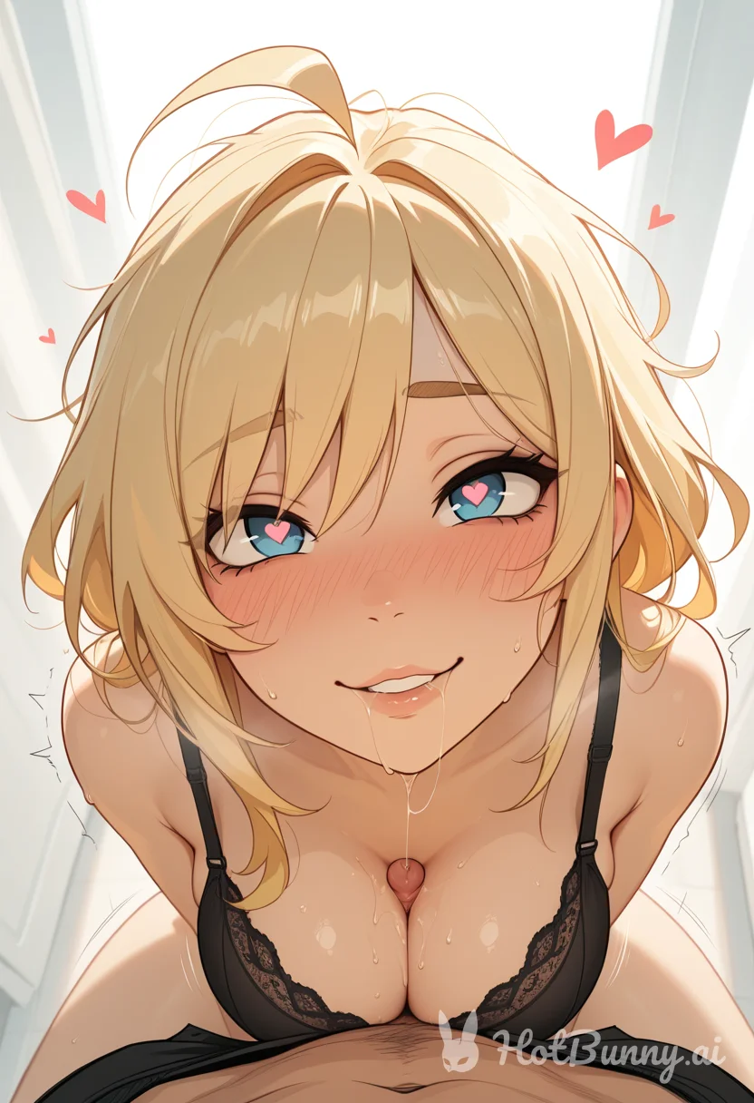 Paizuri Blonde Lingerie Ai Hentai