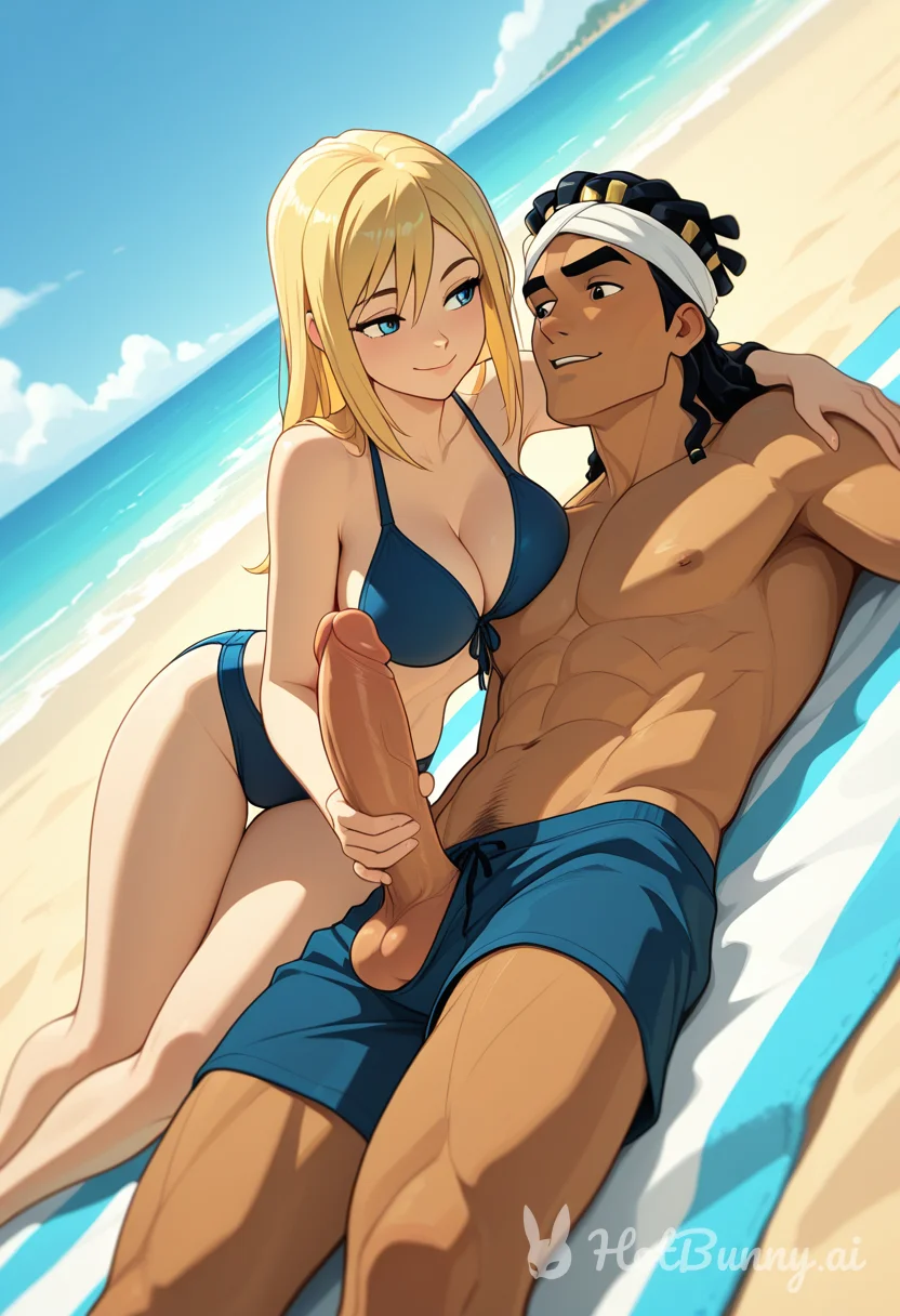 Swimsuit Blonde Ai Hentai
