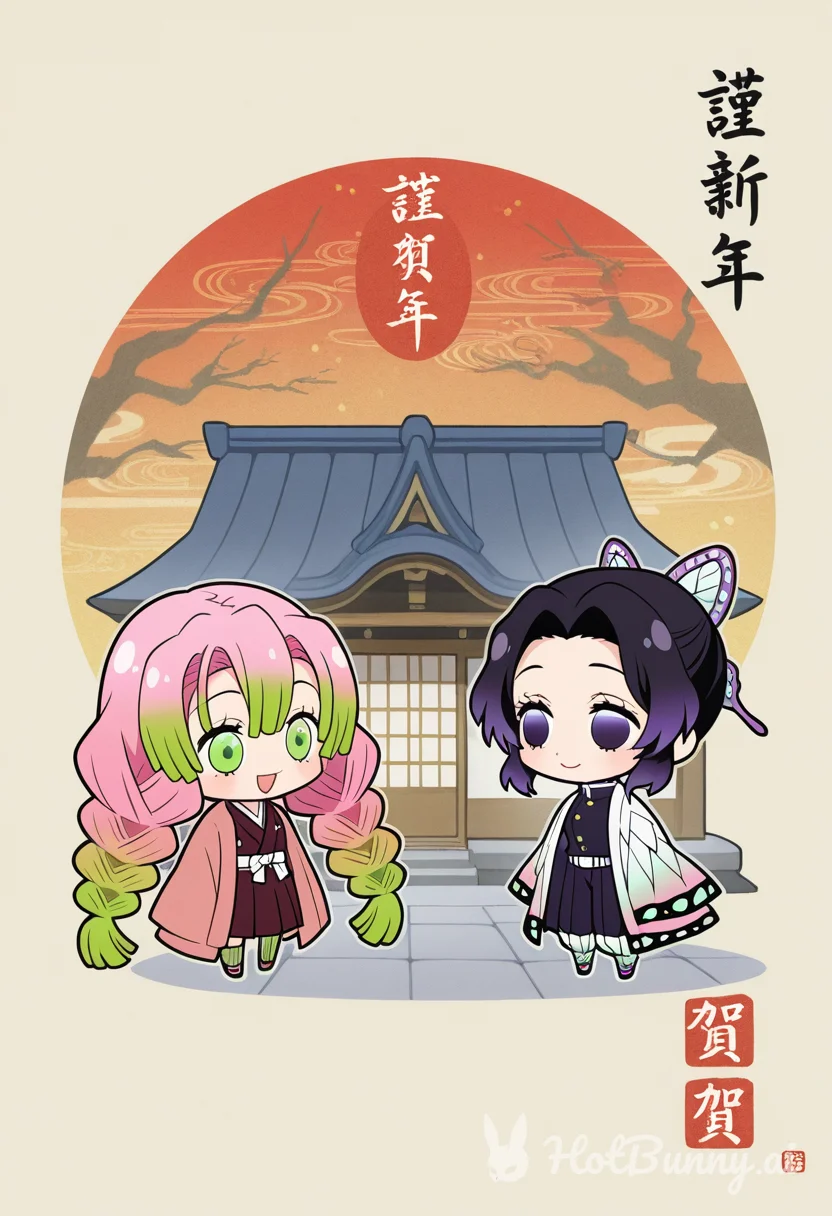 Mitsuri and Kochou Shinobu Ai Hentai