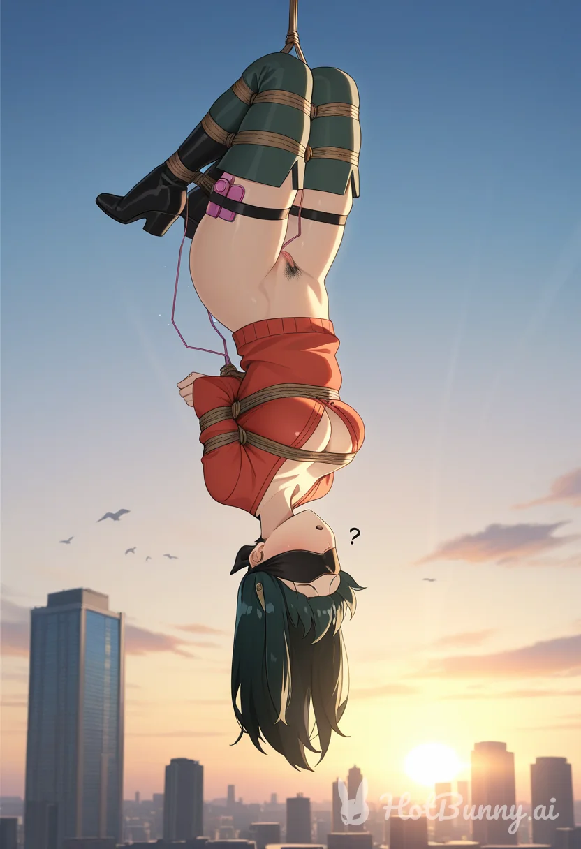Hanging from what?