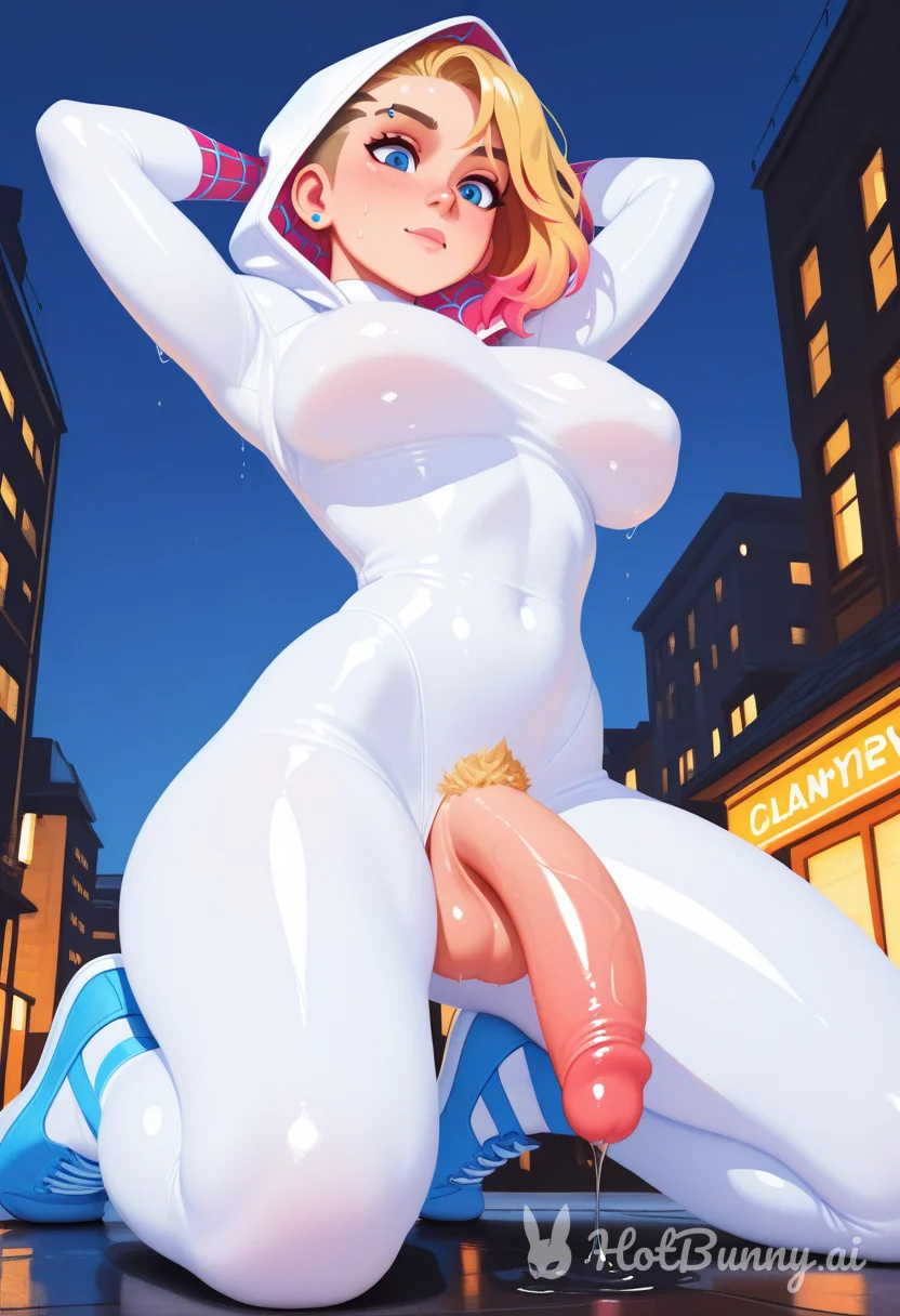 Gwen Stacy and Spider-gwen Futanari Ai Hentai